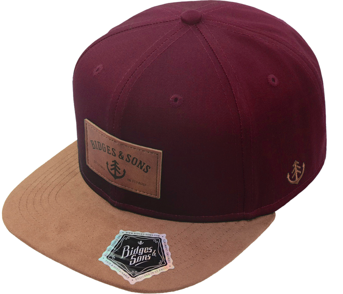 bidges-and-sons__cap_bsoriginal_burgundy-beige_isolated_product_2188_4423