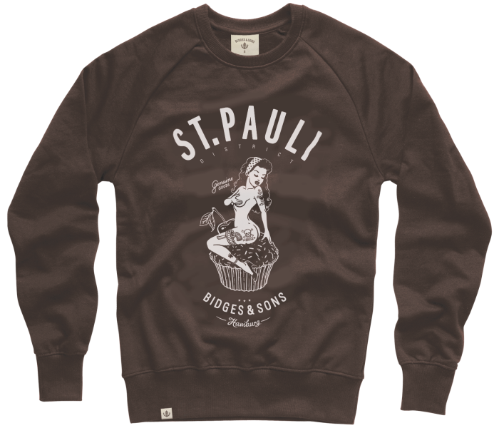bidges-and-sons_gents_sweater-unisex_st-pauli-pin-up_chocolate_isolated_product_1468_4118