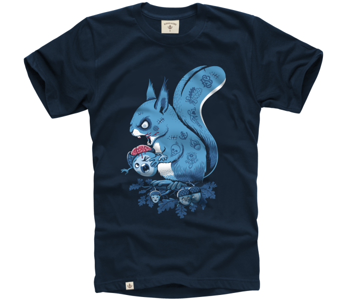 bidges-and-sons_gents_t-shirt_zombie-squirrel_french-navy_isolated_product_2145_4352